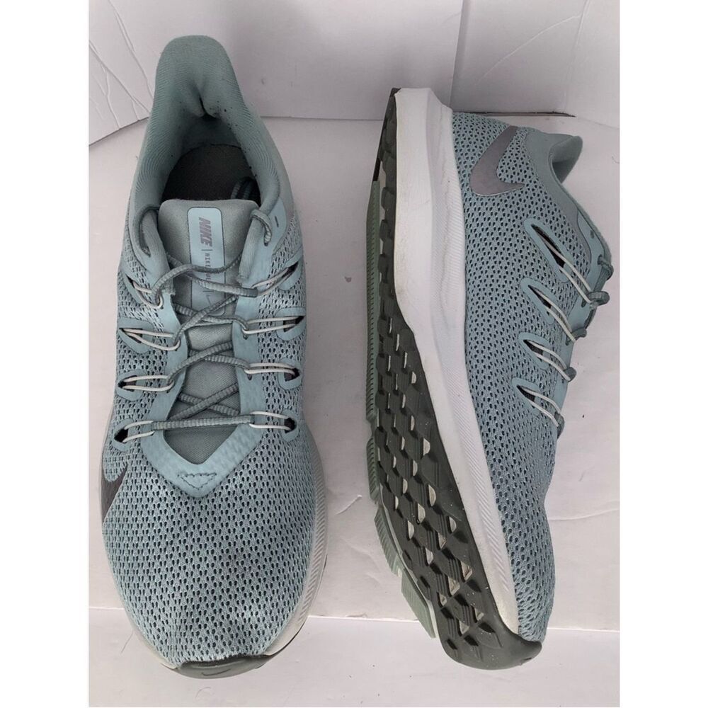 Nike Quest 2 Light Teal Mesh Athletic Low Top lace Up Women Running Shoes Sz 11